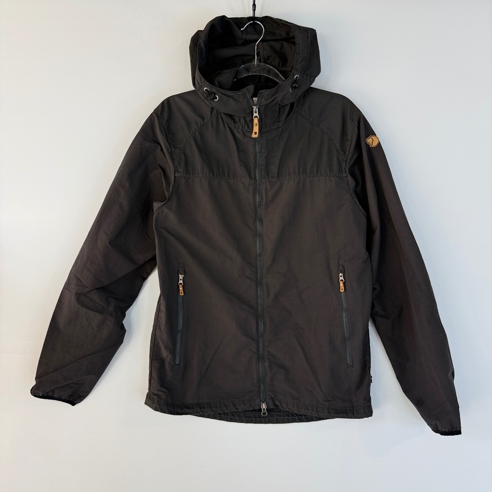 Fjallraven Abisko Hybrid Jacket Women Size M Dark Grey 81786 Hooded G-1000